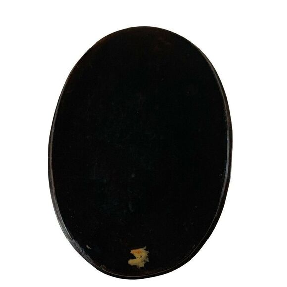 Oval tray wood mother of pearl cavalry characters Vietnam  Vintage Antique Wood Serving Platter Inlaid Mother of Pearl Monk Buddha 10\